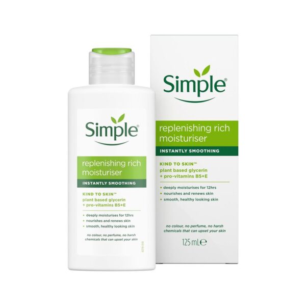 Simple Replenishing Rich Moisturizer - Effortless Hydration for Dry Skin Type - Image 2