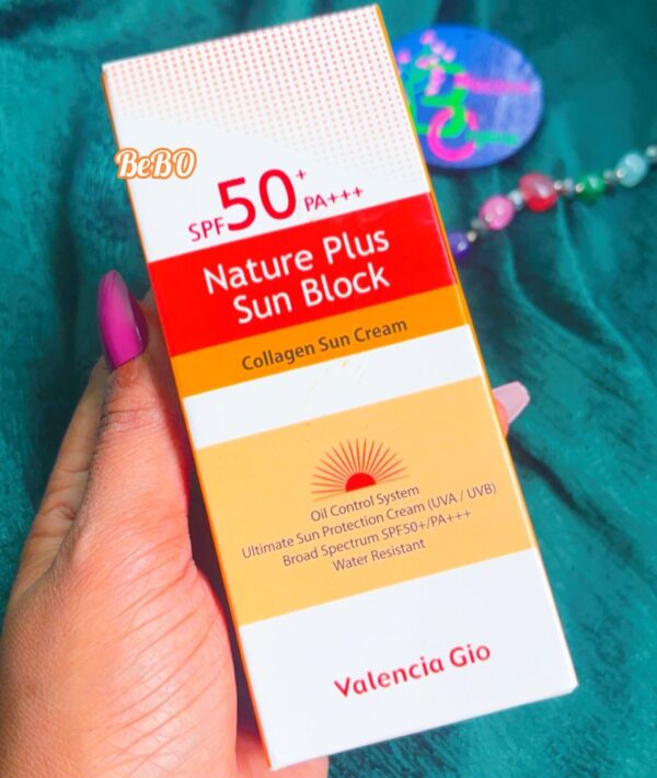 Valencia Gio's Nature Plus Collagen Sun Block Cream - Image 3