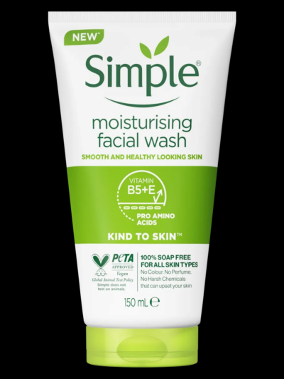 Soap Free – Gentle to Skin Simple Moisturizing Facial Wash