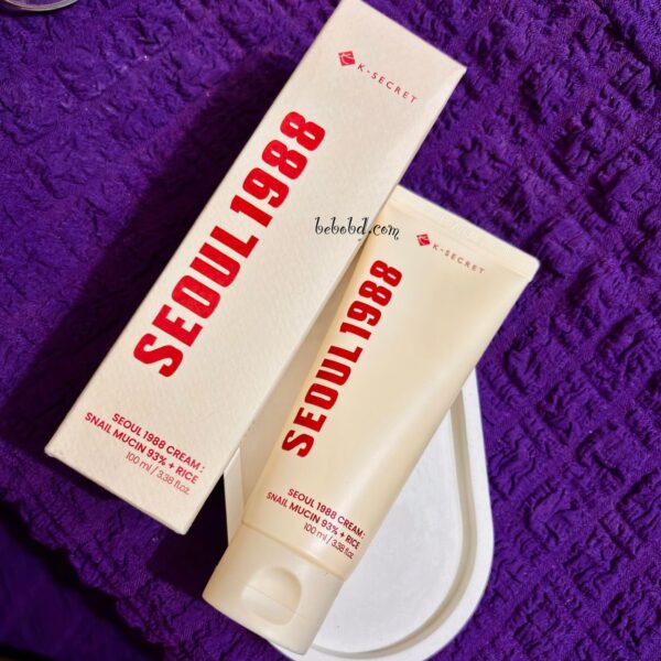K Secret Seoul 1988 Snail 93% + Rice Cream 100ml - Image 2