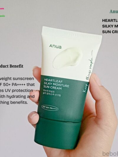Anua Heartleaf Silky Moisture Sun Cream SPF50+ PA++++