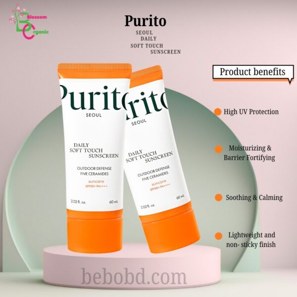 PURITO Seoul Daily Soft Touch Sunscreen SPF 50+ PA++++