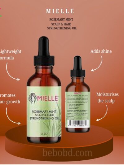 MIELLE Rosemary Mint Scalp & Hair Strengthening Oil