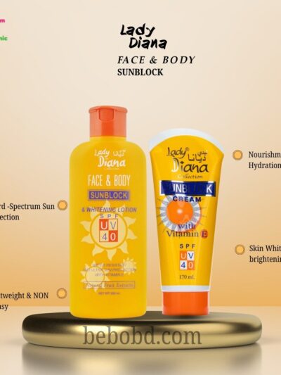 Lady Diana Face & Body Sun Block SPF 40