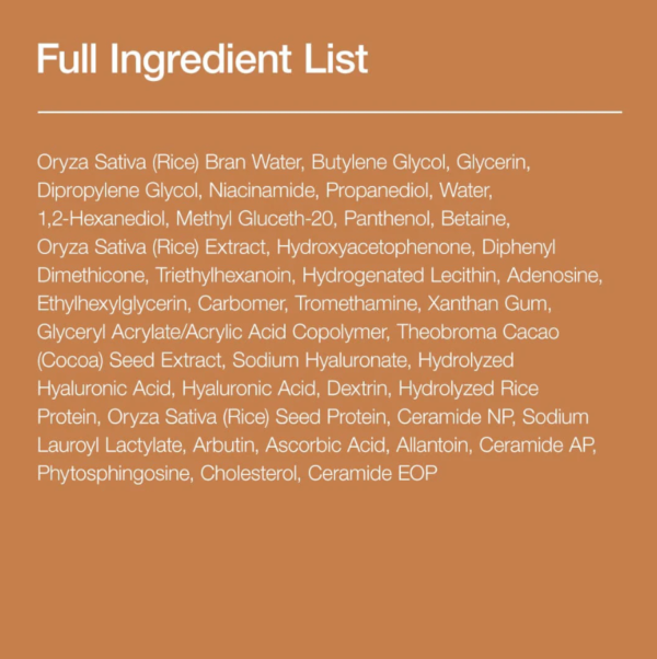 Full Ingredients