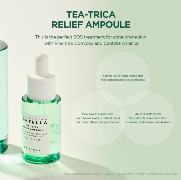 Skin1004 Madagascar Centella Tea-trica Relief Ampoule key features
