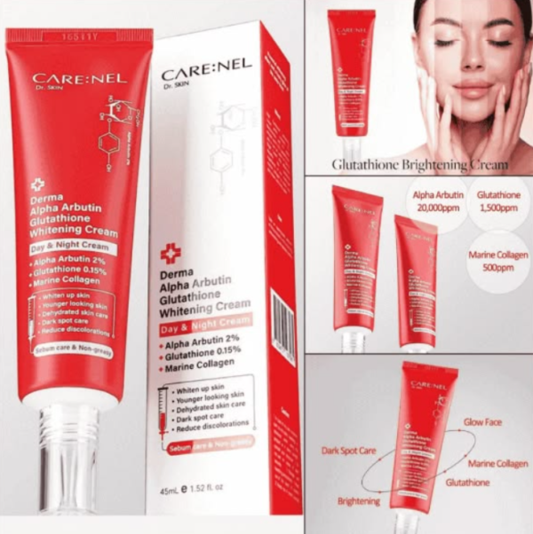 Care:nel Derma Alpha Arbutin Glutathione Whitening Cream