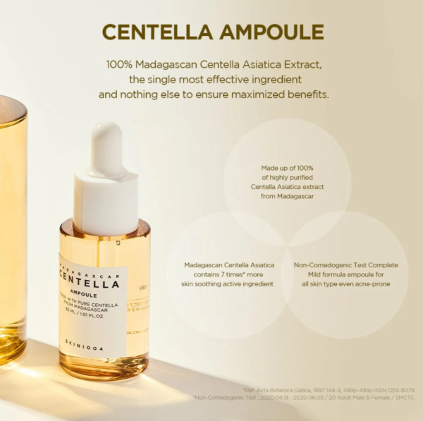 Skin 1004 madagascar Centella Ampoule 30ml key ingredients