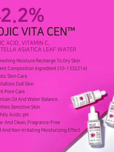 APLB Kojic Acid Vitamin C Ampoule Serum 40ml key features