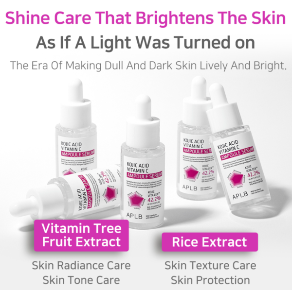 APLB Kojic Acid Vitamin C Ampoule Serum 40ml benefits