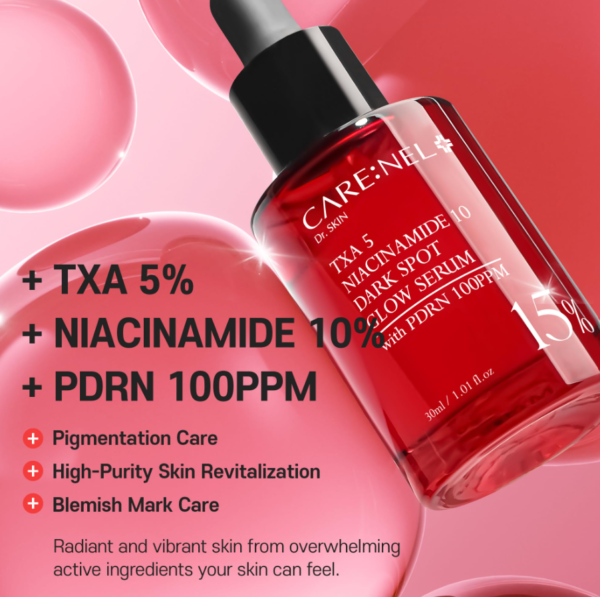 CARE:NEL - TXA 5 Niacinamide 10 Dark Spot Glow Serum features