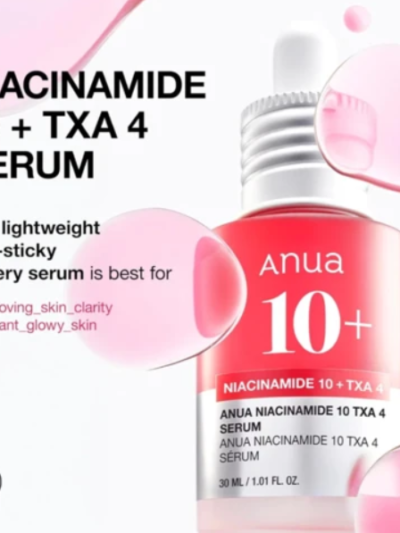 Anua Niacinamide 10 TXA 4 Serum for Brightening and Dark Spots