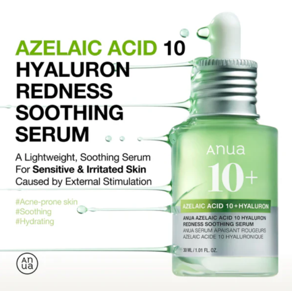 Anua Azelaic Acid 10 Hyaluron Redness Soothing Serum