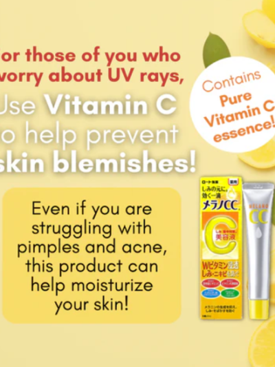 Rohto Mentholatum Melano CC Vitamin C Essence features