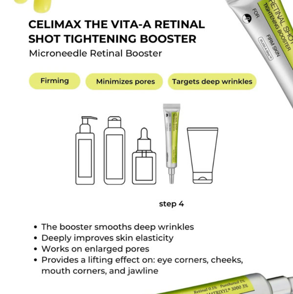 Celimax The Vita-A Retinal Shot Tightening Booster how to use