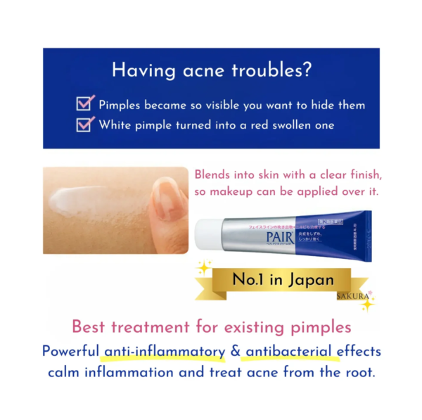 Lion Pair Acne Cream W how to use