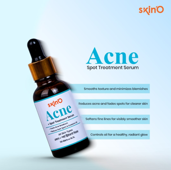Skin'O Acne + Spot Treatment Serum features