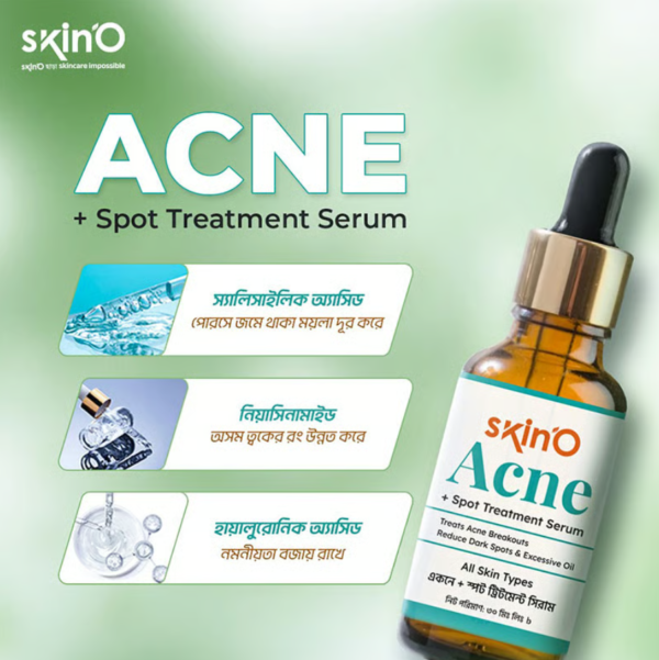 Skin'O Acne + Spot Treatment Serum ingredients