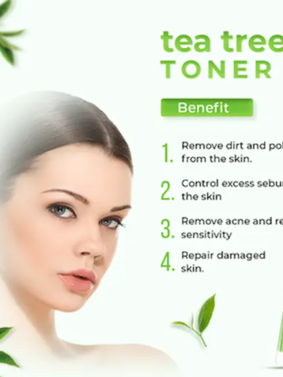 Skin’O Tea Tree Toner With (Light AHA, BHA) Benefits
