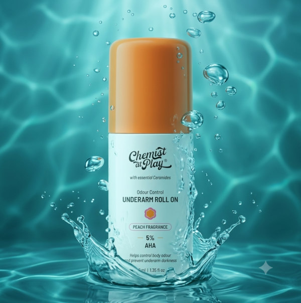 Chemist at Play 5% AHA Underarm Roll-On (Aqua)