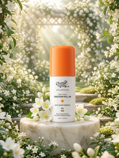 Chemist at Play 5% AHA Underarm Roll-On (White Jasmine)