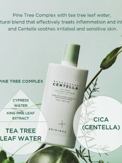 SKIN1004 Madagascar Centella Tea-Trica Soothing Sun Milk SPF50+ PA++++