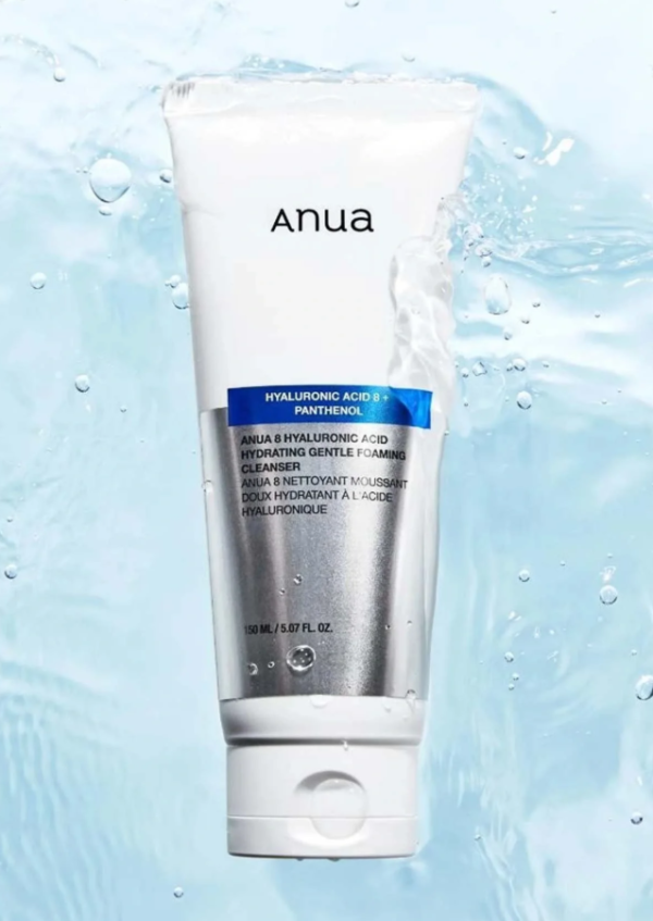 Anua Hyaluronic Acid 8 + Panthenol Hydrating Gentle Foaming Cleanser