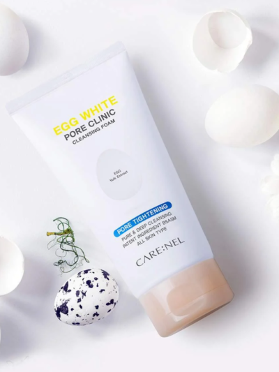 CARE:NEL Egg White Pore Clinic Cleansing Foam