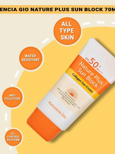 Valencia Gio Nature Plus Sun Block (Collagen)