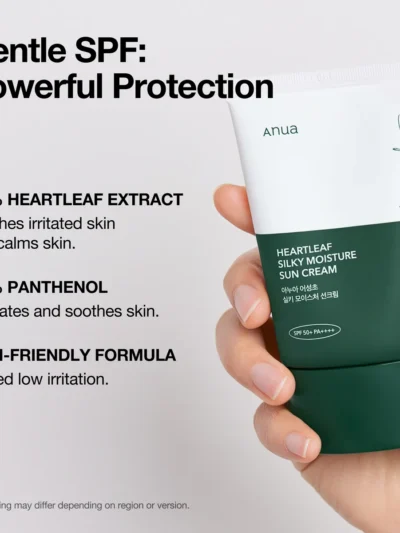 Anua Heartleaf Silky Moisture Sun Cream